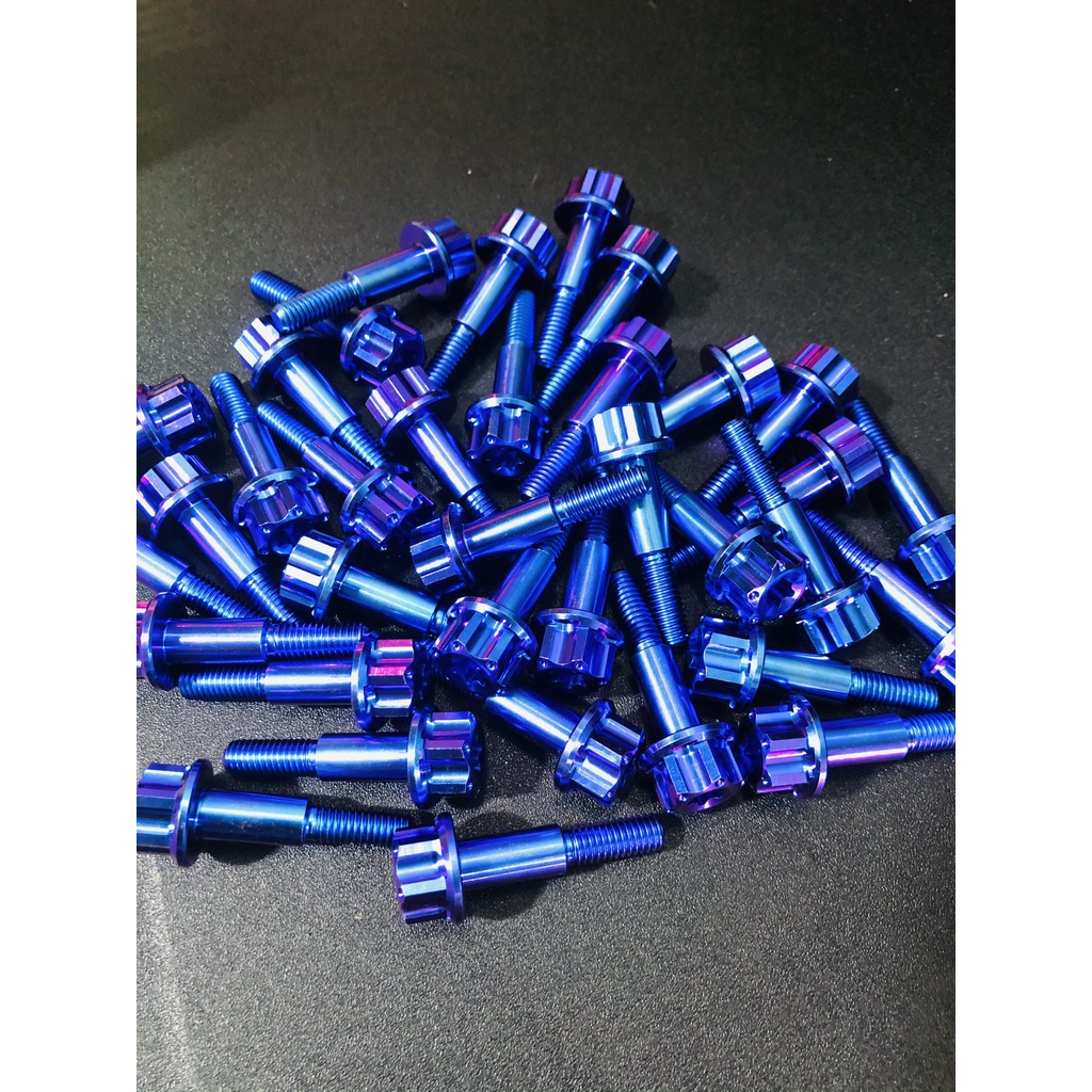 Ốc Titan Gr5 Tay thắng zin mẫu salaya, gắn được tất cả các dòng xe như HD, Ya, Suzuki