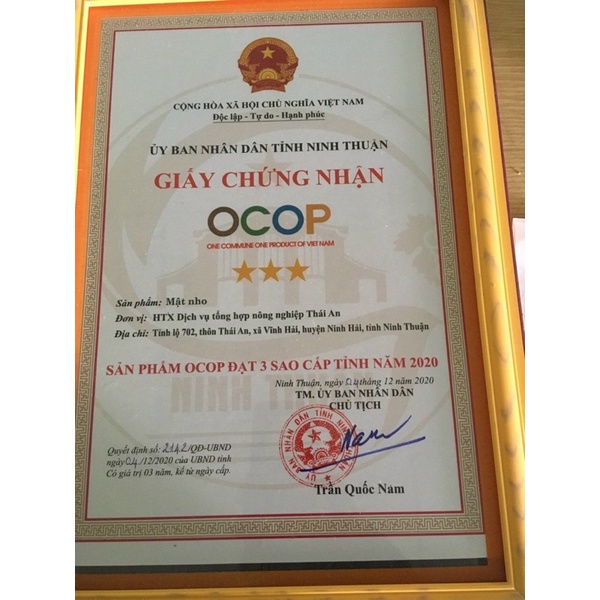 MẬT NHO THÔN THÁI AN, NHO LÊN MEN THÔN THÁI AN