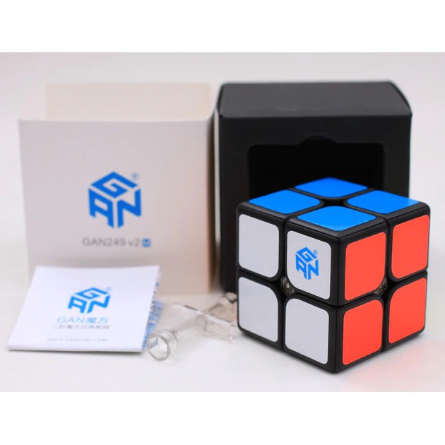 Rubik 2x2 Gan 249 V2 M 2x2x2 Viền Đen Có Nam Châm