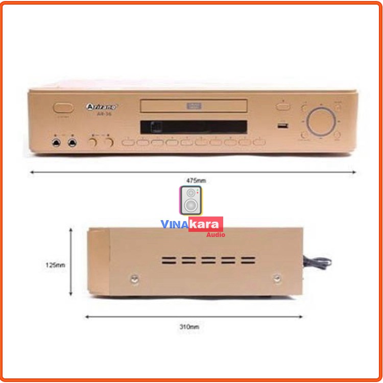 Amply PARAMAX SA-888 AIR NEW + Tặng Đầu DVD Arirang AR-36 Chính hãng