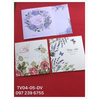 Thiệp cưới combo