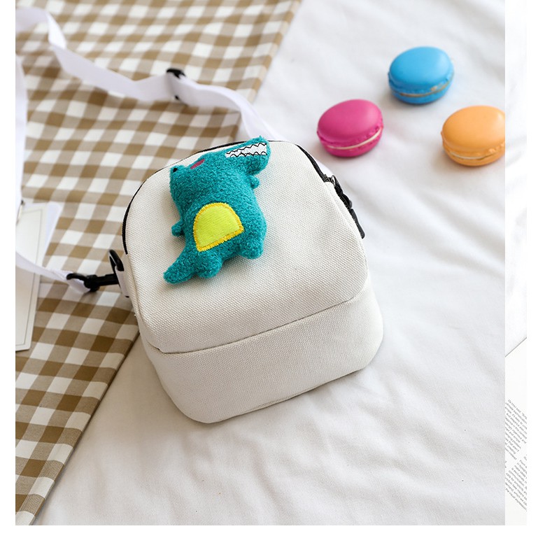 [NowShip2h] Túi Đeo Chéo Mini Ulzzang Phối Ghim Cài Cá Sấu Phong Cách Hàn Quốc - Mã XT024