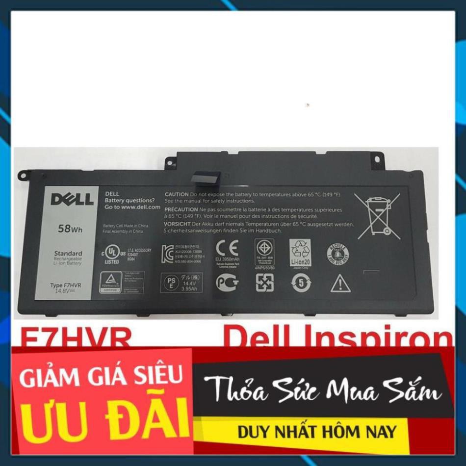 ⚡ [Pin zin]  Pin Laptop DELL INSPIRON 15-7537 (ZIN 4 CELL) Dell Inspiron 15 7537 17 7737 F7HVR 062VNH G4YJM Cell dẹp