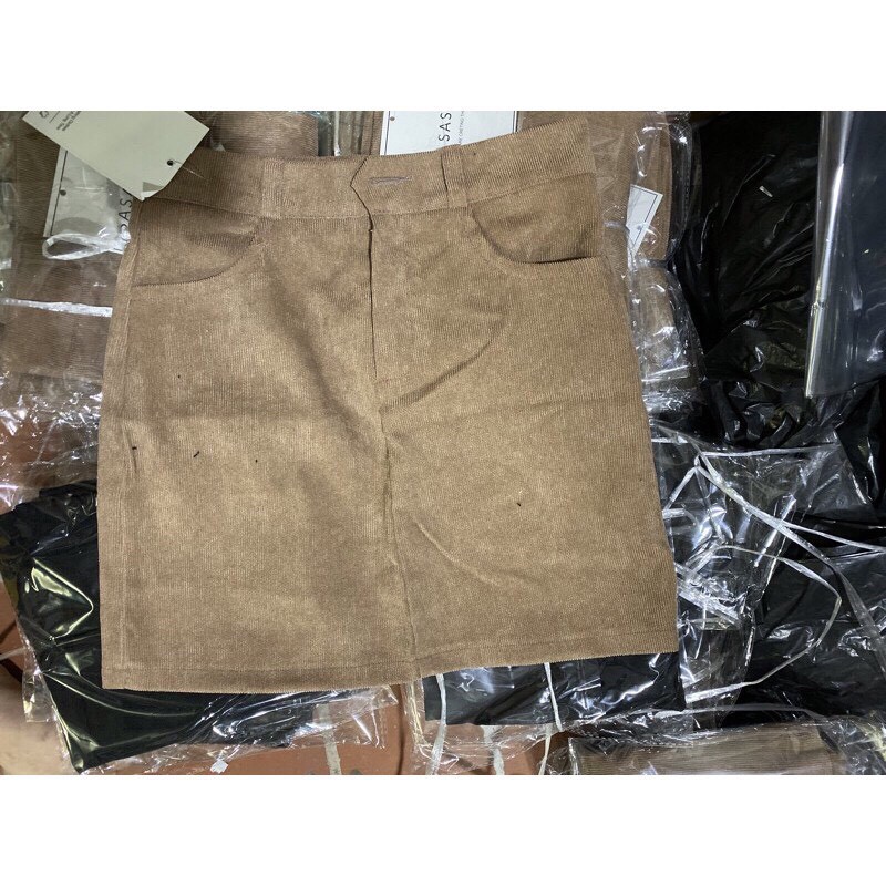 Chân Váy A Cạp Cao Có quần trong vải nhung cực đẹp, chân váy nhung chữ A hot hit | BigBuy360 - bigbuy360.vn
