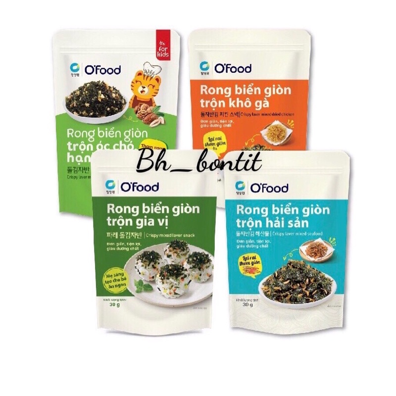 Rong biển trộn cơm, rong biển rắc cơm O’food