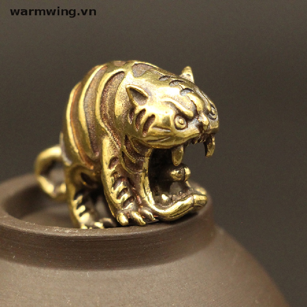 Móc Khóa Hình Chú Hổ Bằng Đồng Thau Dễ Thương