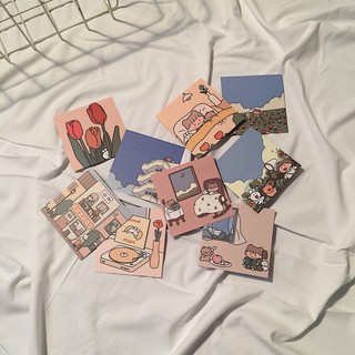 Postcard hoạt hình Hàn Quốc 9 tấm