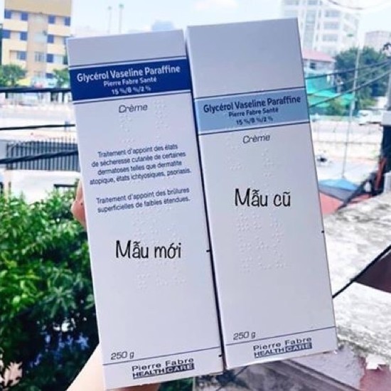 Kem Dexeryl dưỡng da, bôi nẻ chàm Glycerol Vaseline Paraffine 250g - Hàng Pháp