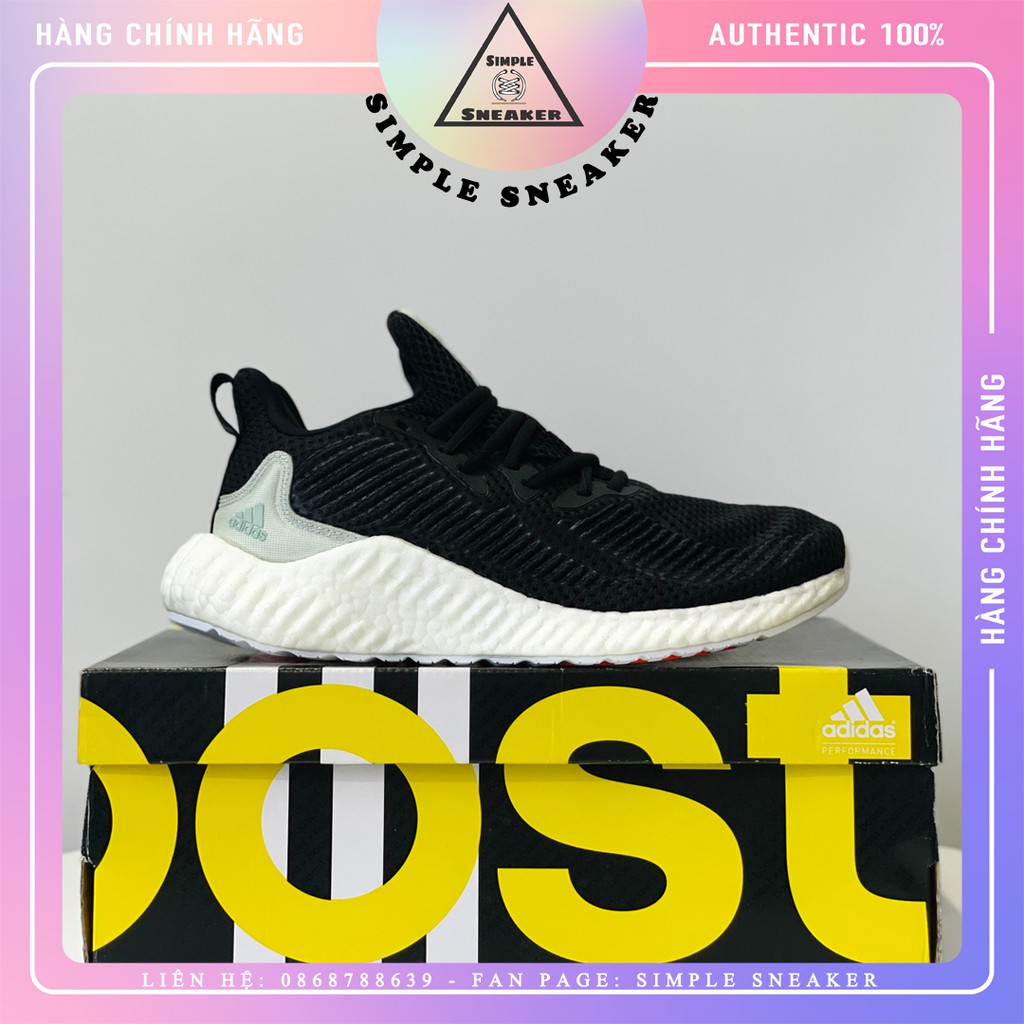 Giày Adidas 🔴FREESHIP🔴 Adidas Alphaboost Parley Chính Hãng - Giày Chạy Bộ Tập Gym Adidas Chuẩn Auth [EF1162]