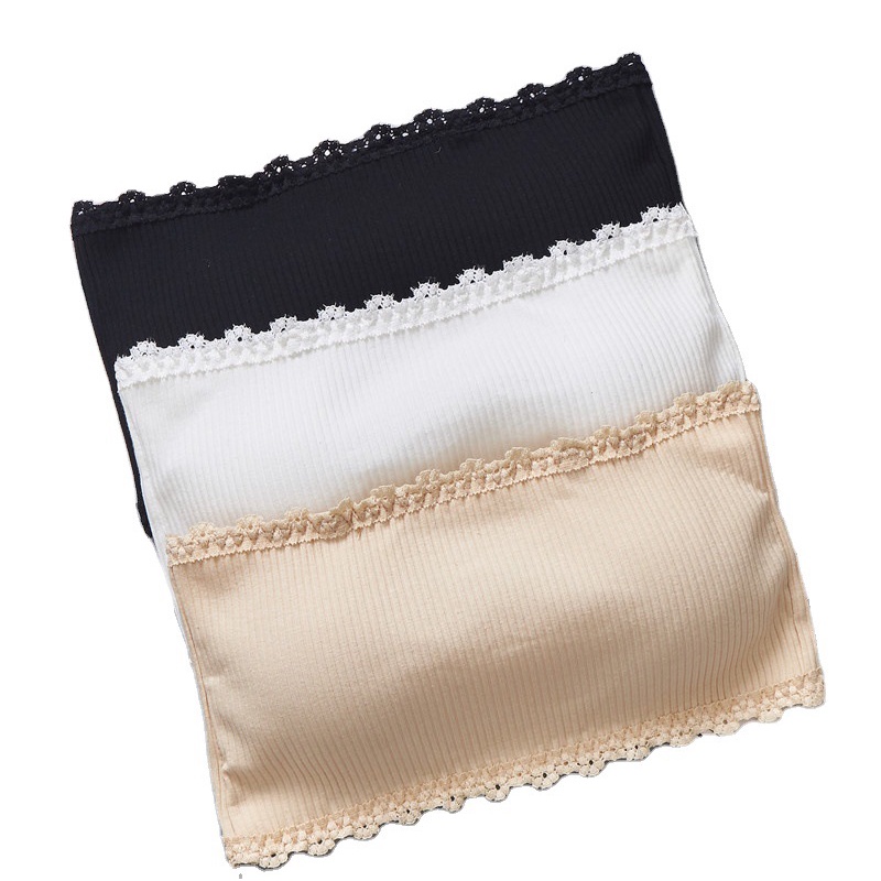 Áo Lót Ren Không Dây Có Mút Đệm Quyến Rũ Dành Cho Nữ