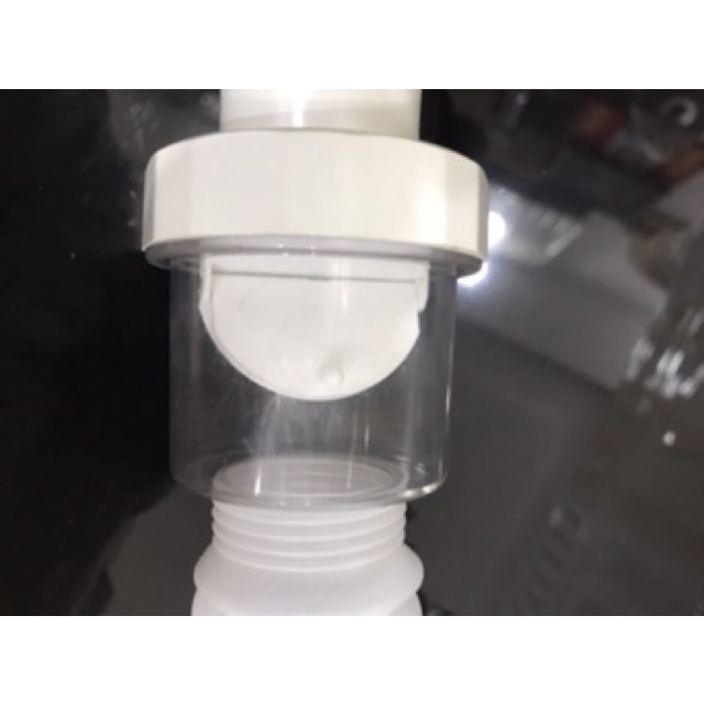 Xả lavabo Nhấn xi phông lavabo đuôi mềm Xi phông thoát nước chậu rửa mặt ruột gà nhấn kín