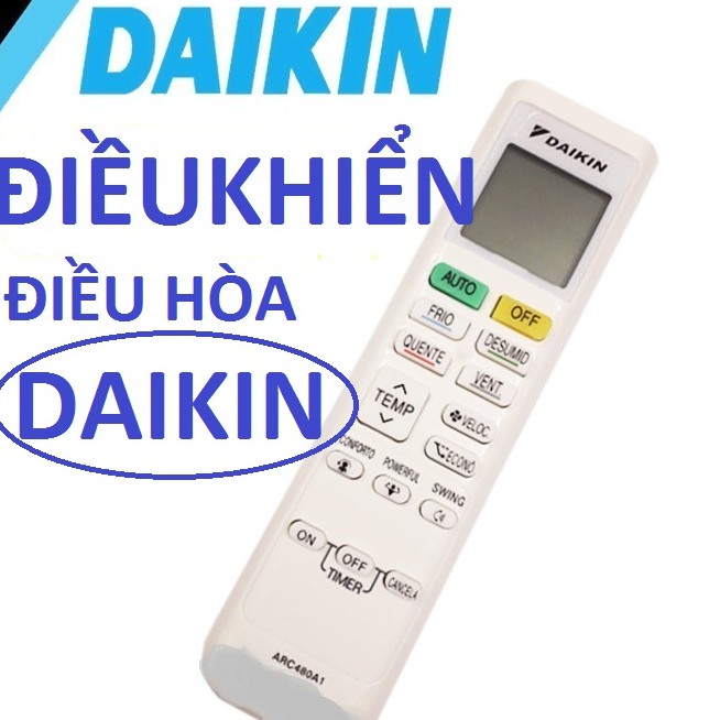 Remote máy lạnh dòng FTKQ & FTKC Series Daikin Inverter loại nhỏ dài