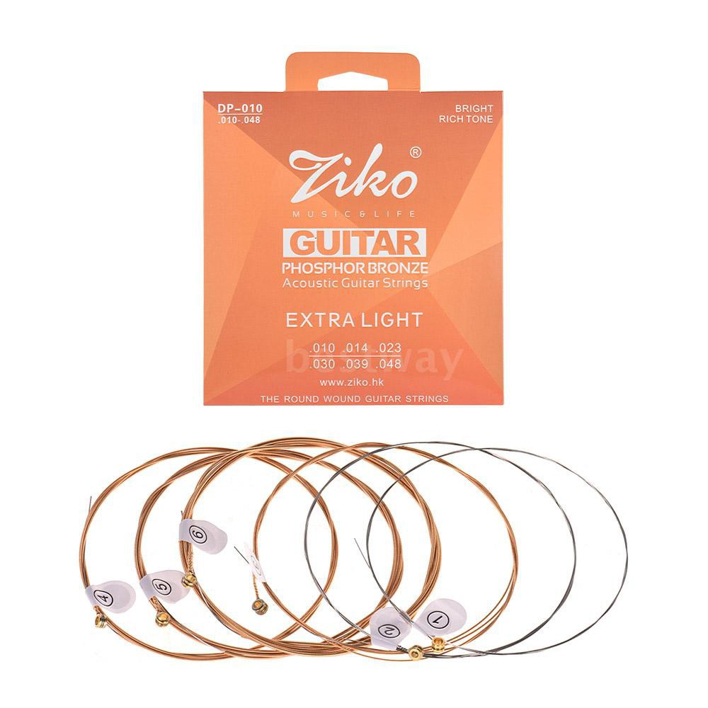 ZIKO DP Series- Bộ Dây Đàn Guitar Acoustic Phosphor Bronze Ziko DP-010 DP-011 DP-012