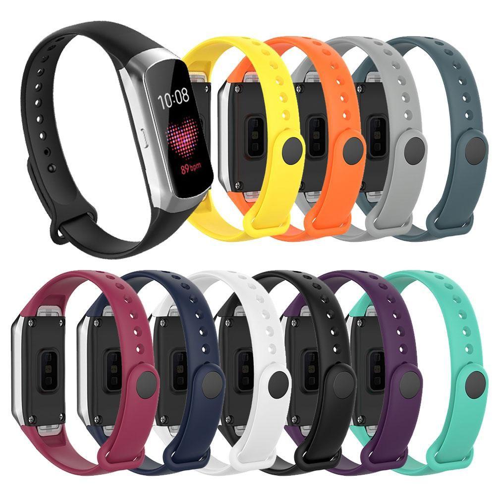 CHOOKEY Dây Đeo Thoáng Khí Có Khóa Thời Trang Cho Samsung Galaxy Fit SM-R370