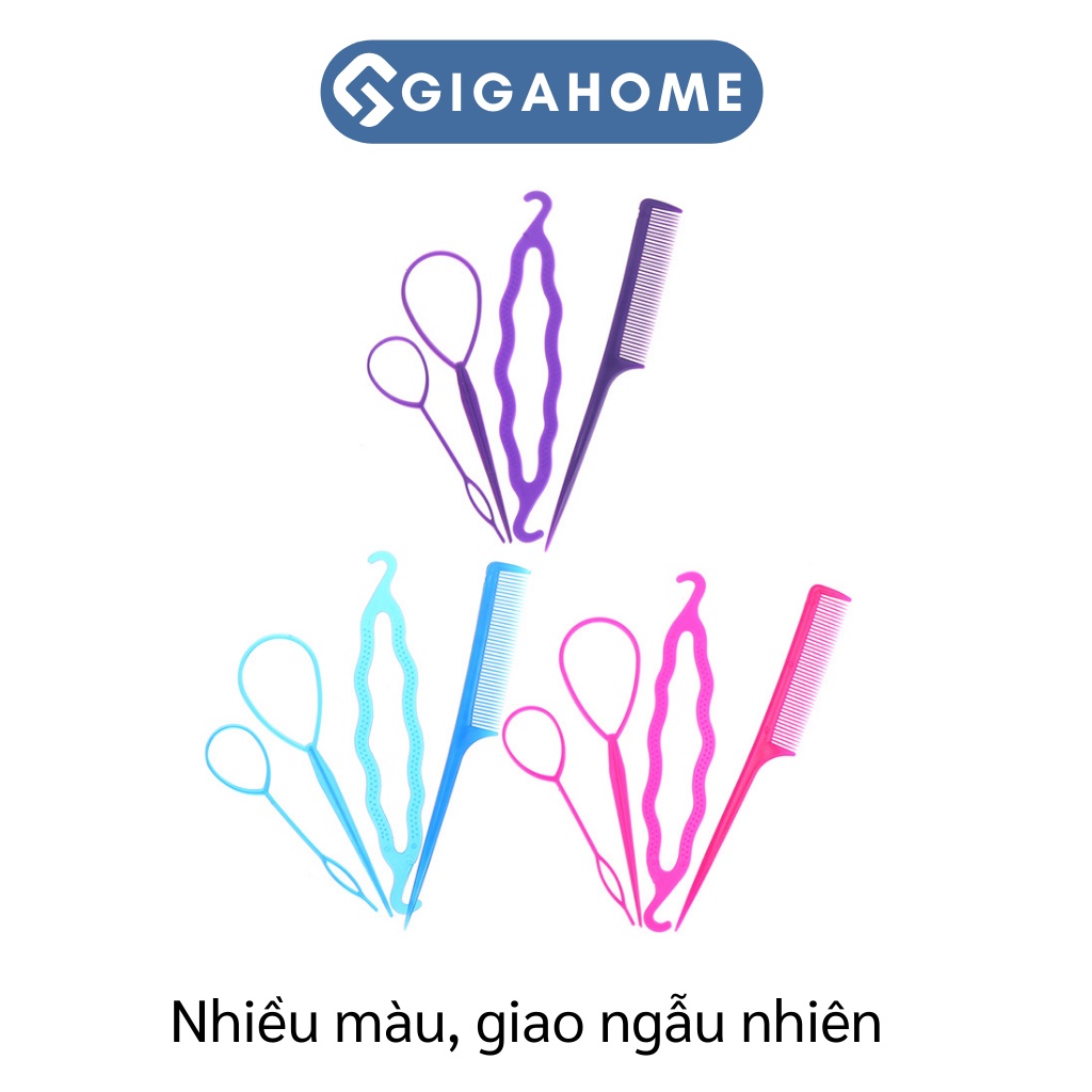 Bộ 4 Món Tạo Kiểu Tóc GIGAHOME Nhanh Chóng, Dễ Dàng 5118