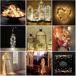 Swd lcaq đèn led đom đóm, trang trí 3 mét fairylight tiêu sử dụng pin aa 9 10 trả khách