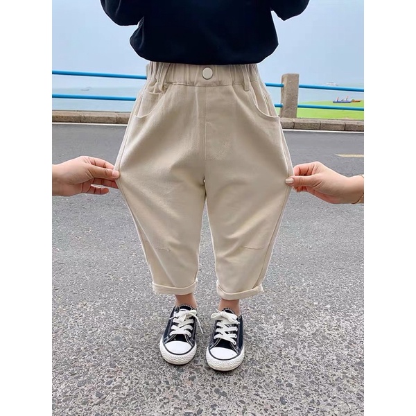 Quần Baggy Kaki Siêu Đẹp Cho Bé