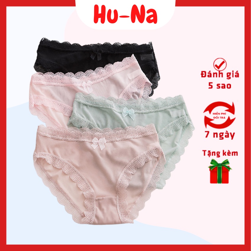 Quần lót cao cấp HuNa chất liệu lụa mềm mại thoáng mát-NH03-Na-Hu