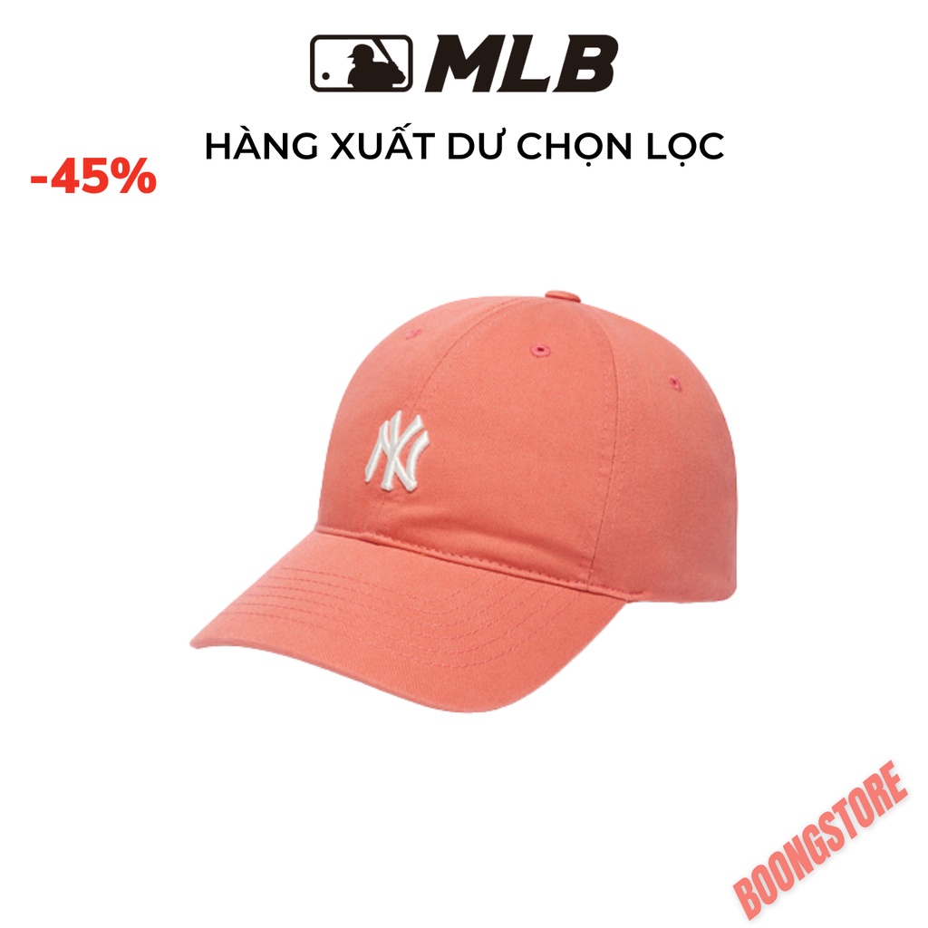 Mũ lưỡi trai MLB thêu chữ NY LA MICKEY hàng xuất dư chọn lọc  phong cách Hàn Quốc
