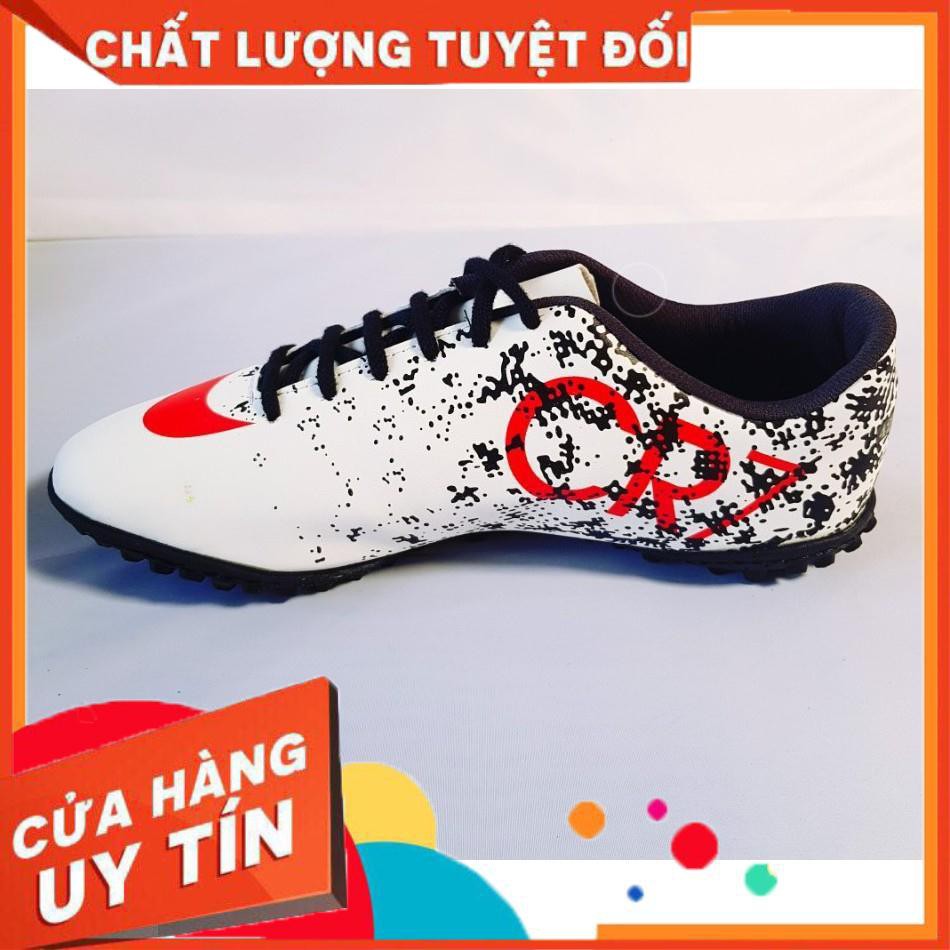 Giày đá bóng CR7 loang -khâu full-sấn nhân tạo