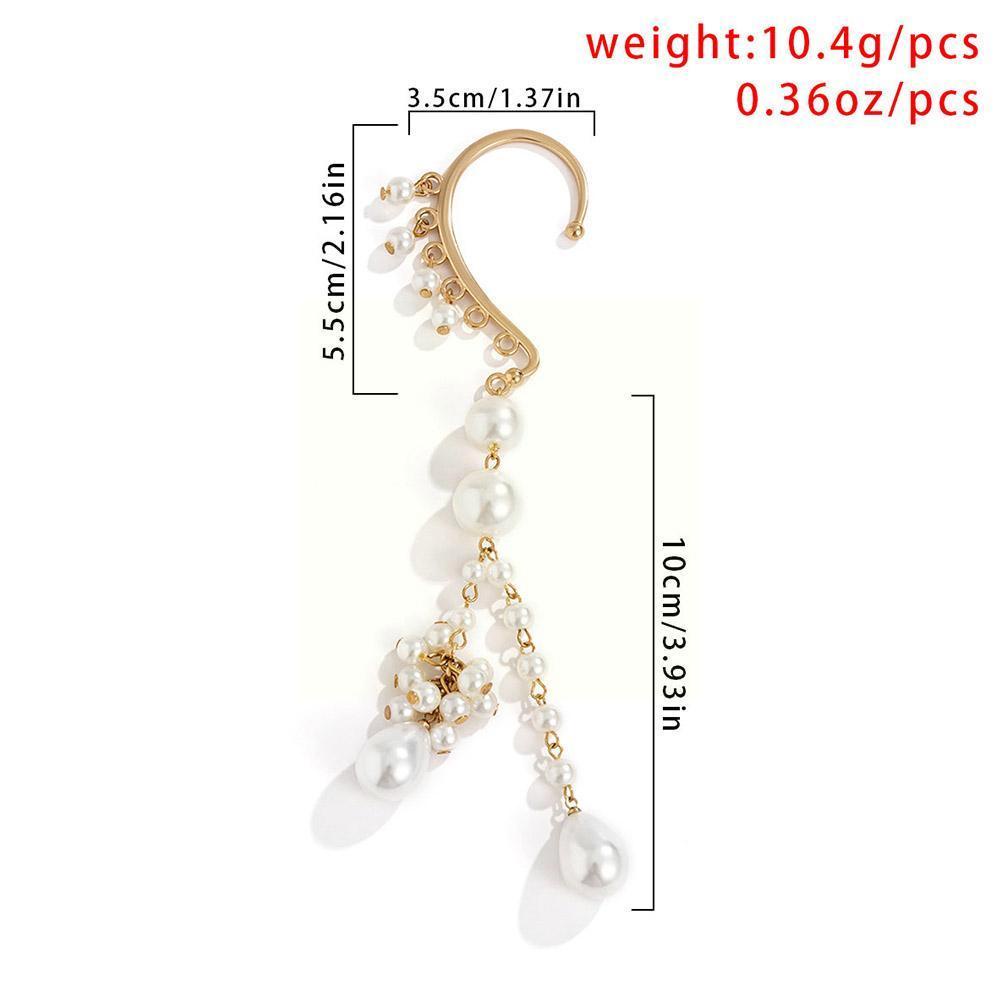 Hoa Tai Dáng Dài Đính Ngọc Trai Thời Trang Cho Nữ