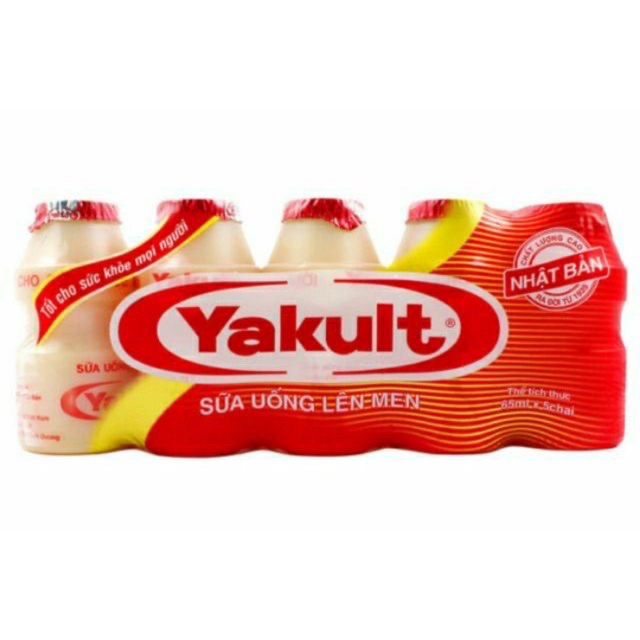 [Mã 254FMCGSALE giảm 8% đơn 500K] Sữa Chua Uống Lên Men YAKULT - 65ml x 5 chai