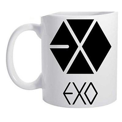 Cốc ly sứ chịu nhiêỵ in logo nhóm nhạc EXO