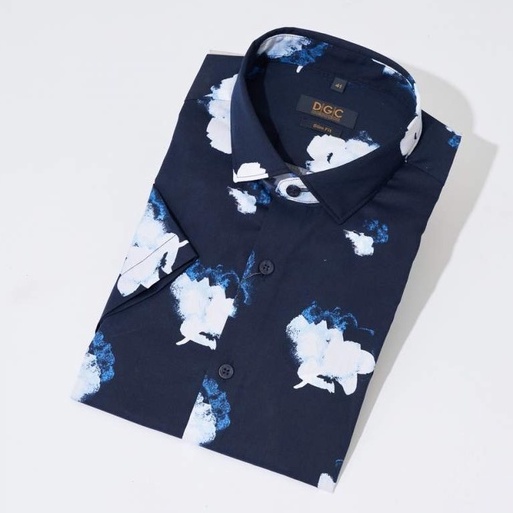 Áo sơ mi Nam ngắn tay Slim Fit DGCs - SASNCB28M-S