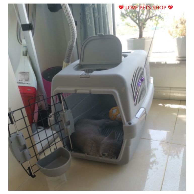 LỒNG VẬN CHUYỂN CHÓ MÈO ĐƯỜNG HÀNG KHÔNG, ĐƯỜNG TÀU -  LOVE PETS SHOP