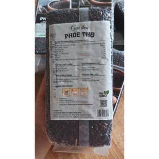 1kg Gạo lứt đen Phúc thọ cho bé ăn dặm- Sức Khỏe Vàng
