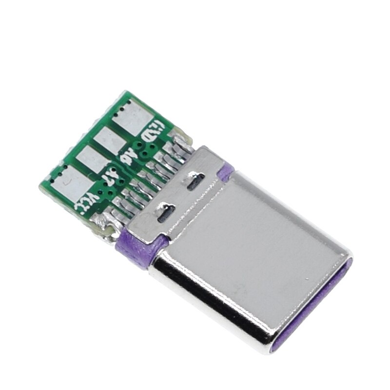 Phích Cắm Micro Male 2020 Mới Với PCB Hai Mặt 5P Kết Nối USB + Đầu Nối Type-C Với 4 Pin PCB
