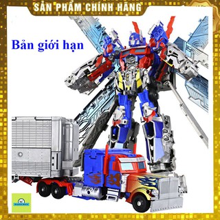 (Bản giới hạn) Robot biến hình ô tô Optimus Prime cao 52cm bản giới hạn OP-5533 biến hình xe tải Món quà cho bé yêu