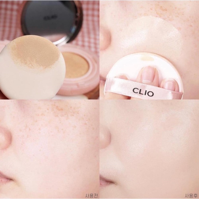 Phấn Nước Trang Điểm Đa Năng Clio Nudism Hyaluronic Cover CushionCSpf50+ Pa++++ 15G X 2 "Tân binh" mới tinh nhà clio | BigBuy360 - bigbuy360.vn