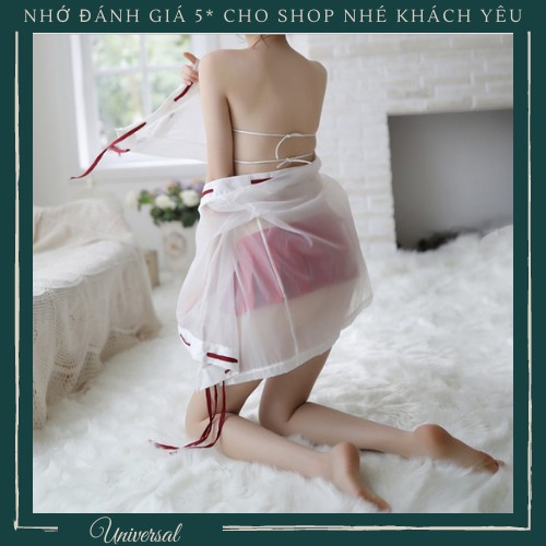 Đồ Cosplay Y Tá Kimono Sexy Gợi Cảm Có Áo Choàng - Bộ Đồ Ngủ Y Tá Kimono Cổ Trang Nhật Bản Sexy UNIVERSALXXX - DCP13 | BigBuy360 - bigbuy360.vn