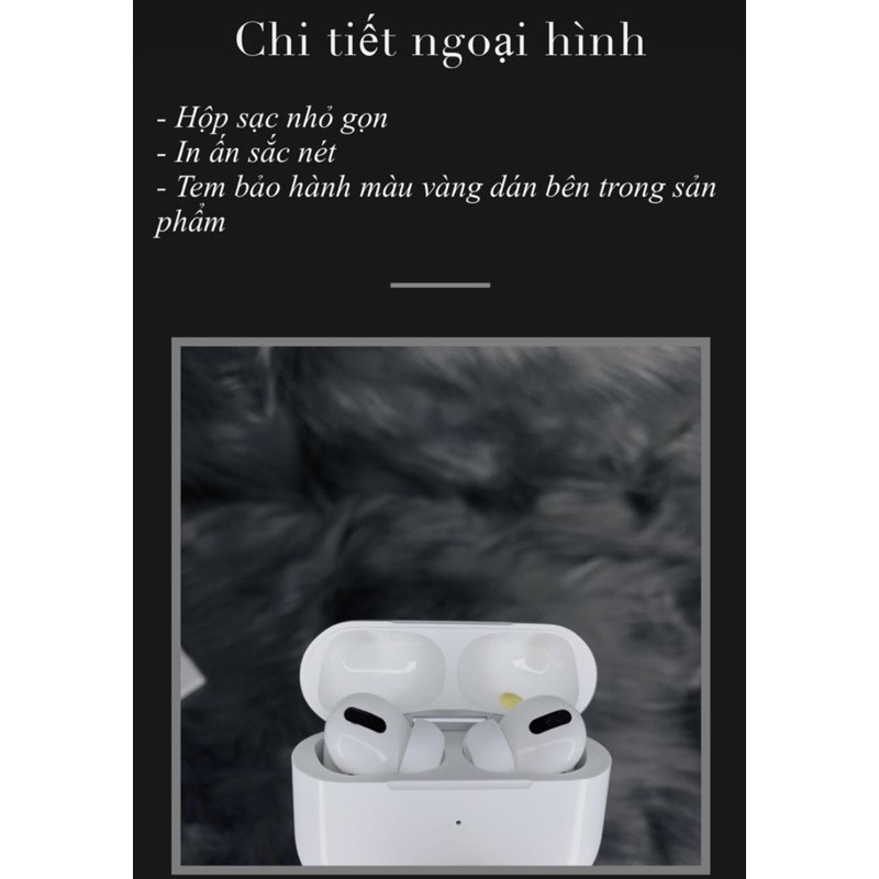 Tai Nghe Airpods Pro 1.1 Định vị - Xuyên âm - Chống ồn - Fix icon - Fix pin ảo Bảo Hành 12 Tháng