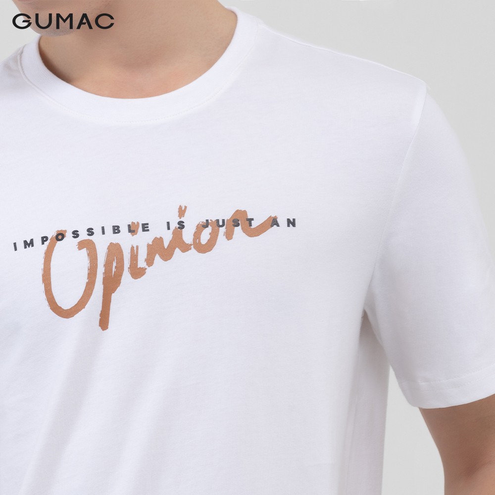 Áo thun nam in chữ GUMAC đủ màu, đủ size, phong cách năng động ATNB1183 | BigBuy360 - bigbuy360.vn