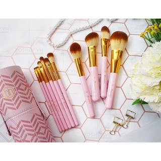 Bộ Cọ Trang Điểm Bh Cosmetics Pink Perfection - 10 Piece Brush Set