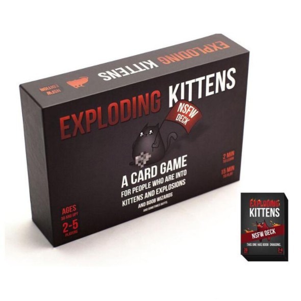 Bộ trò chơi Exploding Kittens giải trí thú vị  bìa