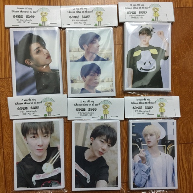 Combo 18 tấm In tyc Ảnh/sticker/nhãn vở