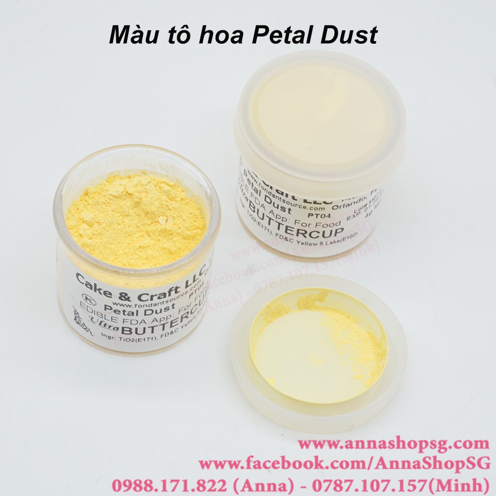 MÀU TÔ HOA (PETAL DUST) BUTTERCUP