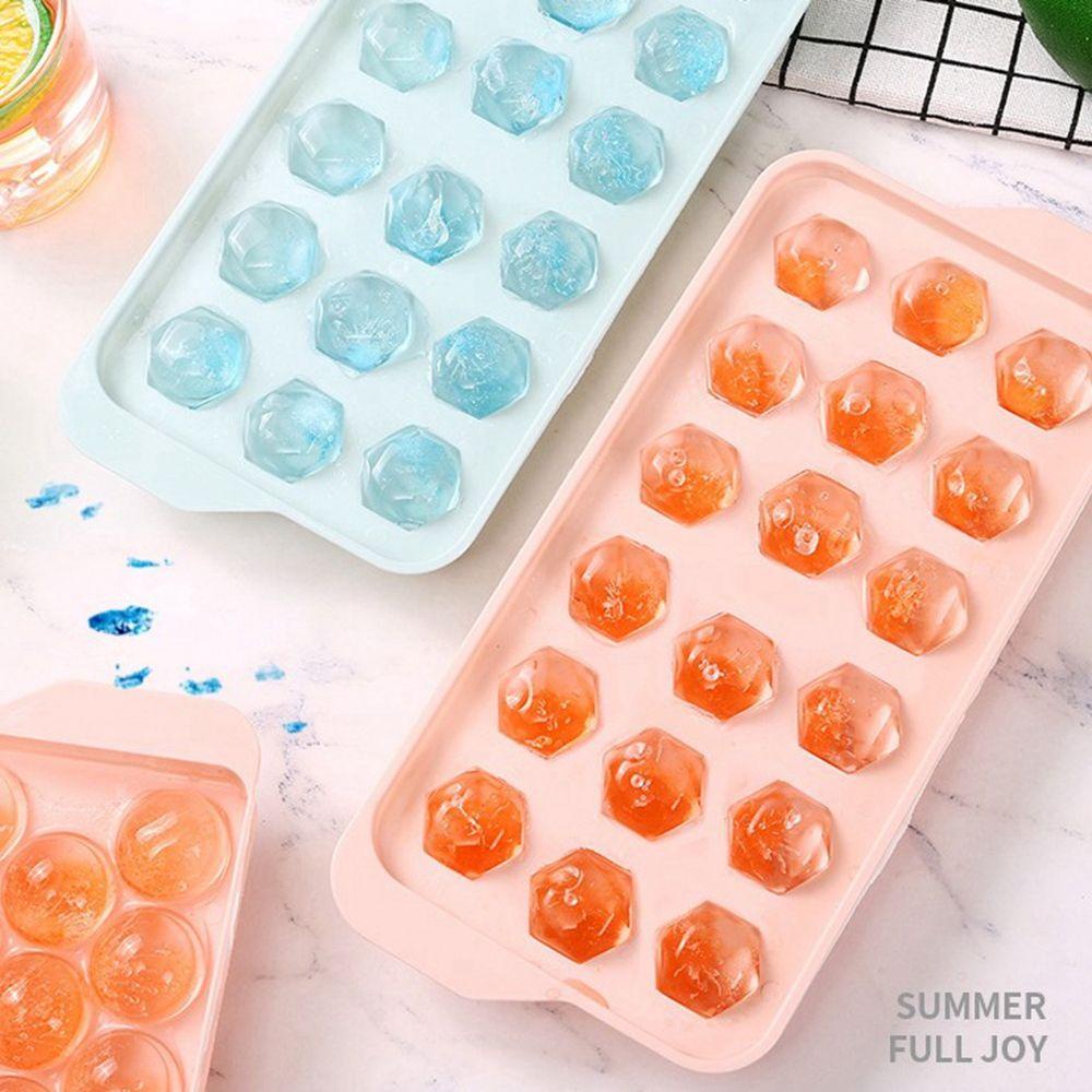 AUGUSTINA Khay Làm Đá Hình Quả Bóng Tròn Bằng Nhựa Không BPA DIY
