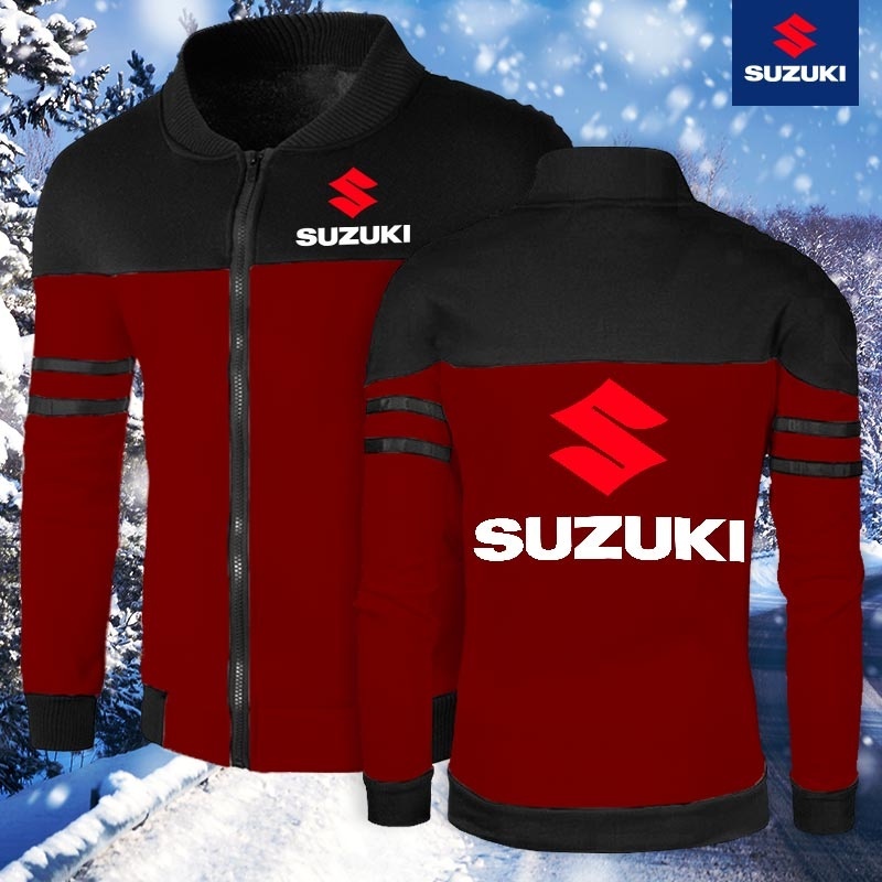 Áo khoác thể thao có khóa kéo chất lượng cao thời trang 2021 Suzuki Gsxr