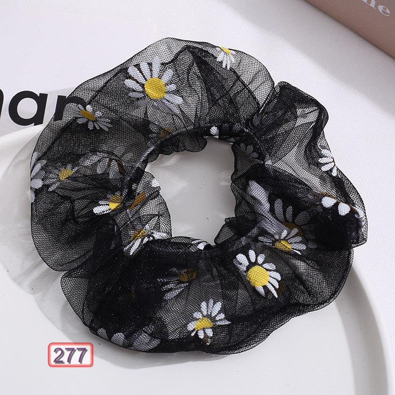 Buộc Tóc Vải 277 Hoa Cúc Thời Trang Nhiều Màu Hot Trend - Hazo
