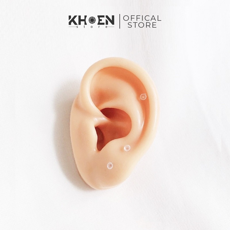 Khuyên tai Giữ lỗ trong suốt - Khoen store