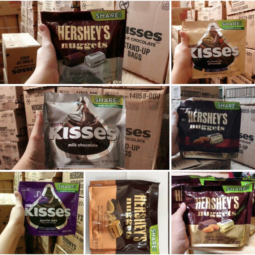 [mẫu mới] Kẹo socola Hershey’s Kises