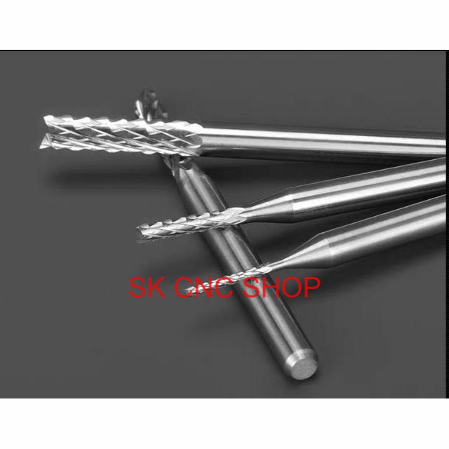 . Mũi phay hình quả dứa CNC. hộp 10 mũi. SK CNC SHOP
