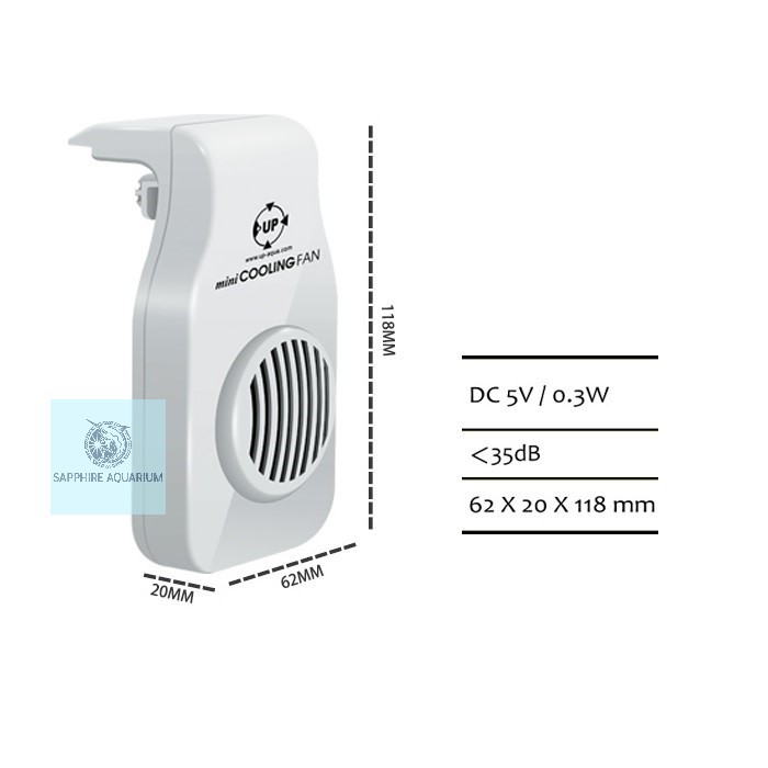 Quạt làm mát bể cá Up-Aqua Cooling Fan D-336