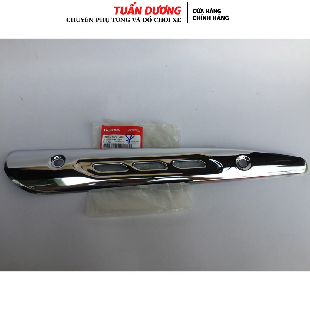 Tấm chắn nhiệt ống pô xe DREAM Việt - Ốp chống nóng ống xả Supper Dream hàng CHÍNH HÃNG