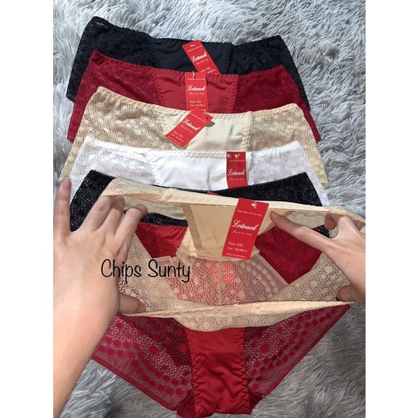 Combo 10 quần ren bi hoa tiết cao cấp bigsize 70-90kg