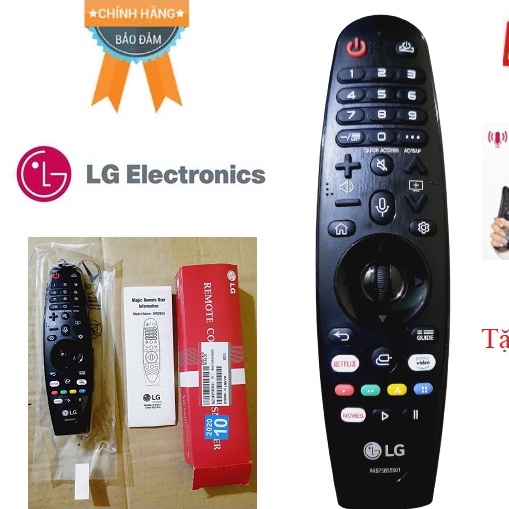 ĐIỀU KHIỂN LG Magic Remote MR20GA REMOTE CONTRONL Điều Khiển Smart Tivi LG - Chuột Bay,CÓ Giọng Nói ,BẢO HÀNH ĐỔI MƠÍ